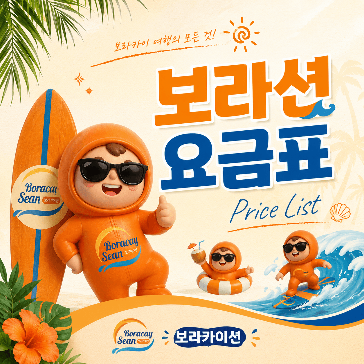 보라카이션 요금표 메인 썸네일